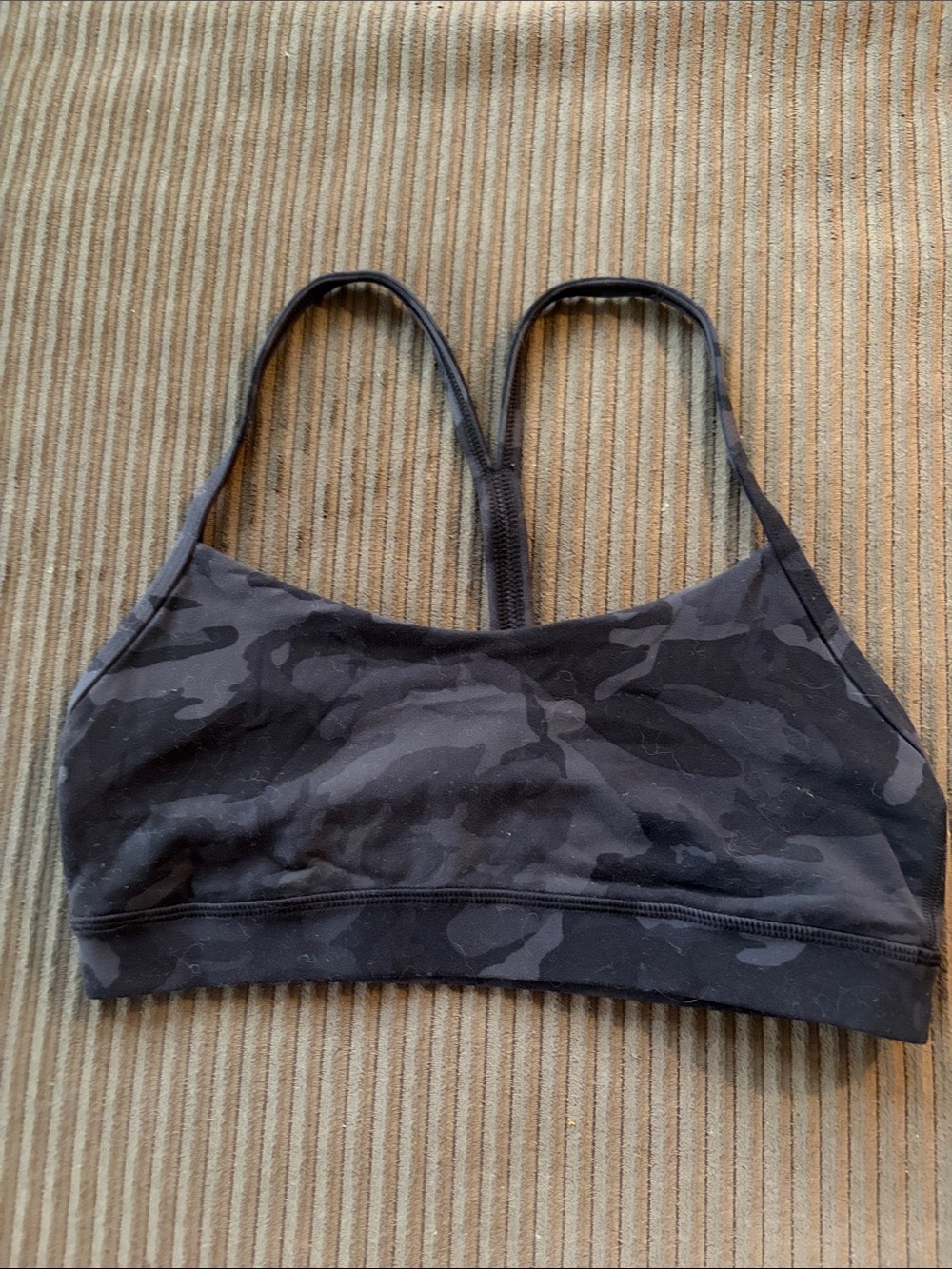 Black Camo Lululemon Sports Bra